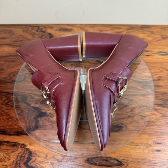 Nordstrom Rack Oslo Block Heel Pump in Burgundy - Picture 12 of 16